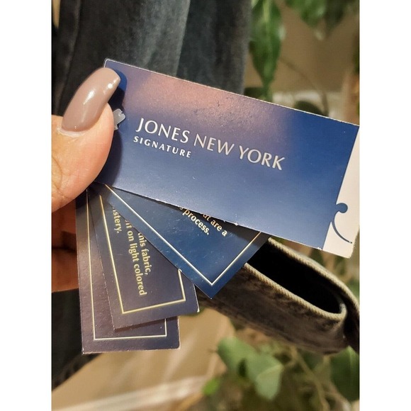 Jones NewYork Women's Denim Blue Long Sleeve Buttons Front Casual Jeans Jacket S - Picture 12 of 14